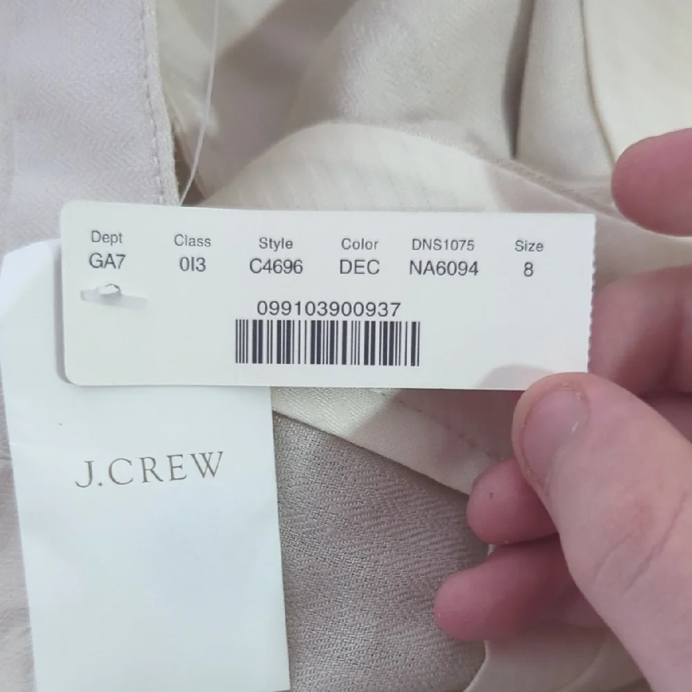 J. Crew Women's Cream Chinos